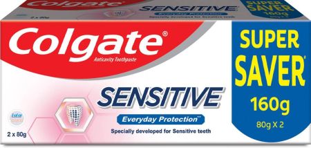 Colgate Sensitive Everyday Protection Toothpaste For Sensitive Teeth (Combo Pack) Toothpaste  (160 g, Pack of 2)