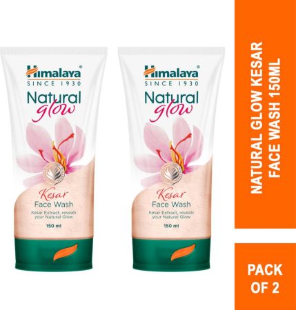 HIMALAYA NATURAL GLOW KESAR FACE WASH 150ML(PO2) Face Wash  (300 ml)