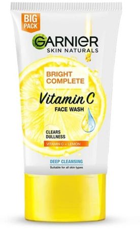 GARNIER Skin Naturals Bright Complete Vitamin C For Brighter & Glowing Skin Face Wash  (100 g)