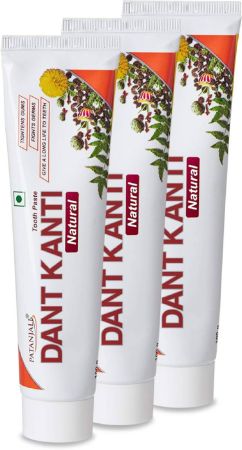 PATANJALI DANT KANTI NATURAL(200GX3)BIG SAVER PACK Toothpaste  (600 g)
