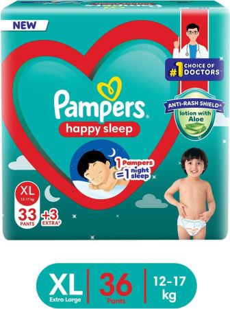 Pampers Happy Skin Pants - XL  (36 Pieces)