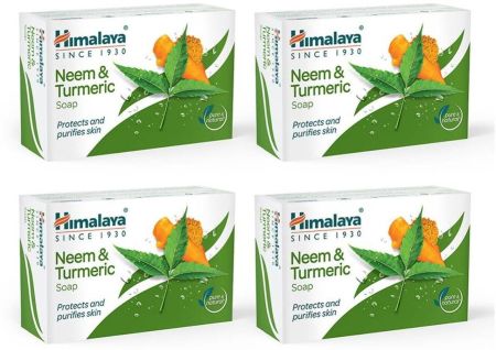 HIMALAYA Neem & Turmeric Soap  (4 x 125 g)