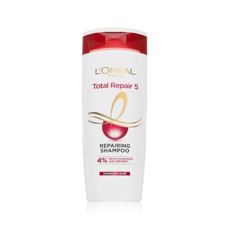 L Oréal Paris Shampoo, For Damaged And Weak Hair, With Pro-Keratin + Ceramide, Total Repair 5, 340Ml.