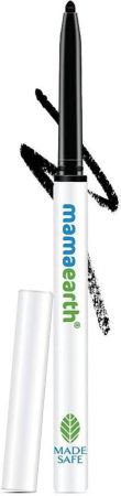Mamaearth Charcoal Black Long Stay Kajal Black Waterproof,with Vitamin C & Chamomile for 11-Hour Smudge-free Stay  (Black, 0.35 g)