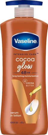 Vaseline Intensive Care Cocoa Glow 48hr long lasting Moisturizing Lotion,Dry Skin  (600 ml)