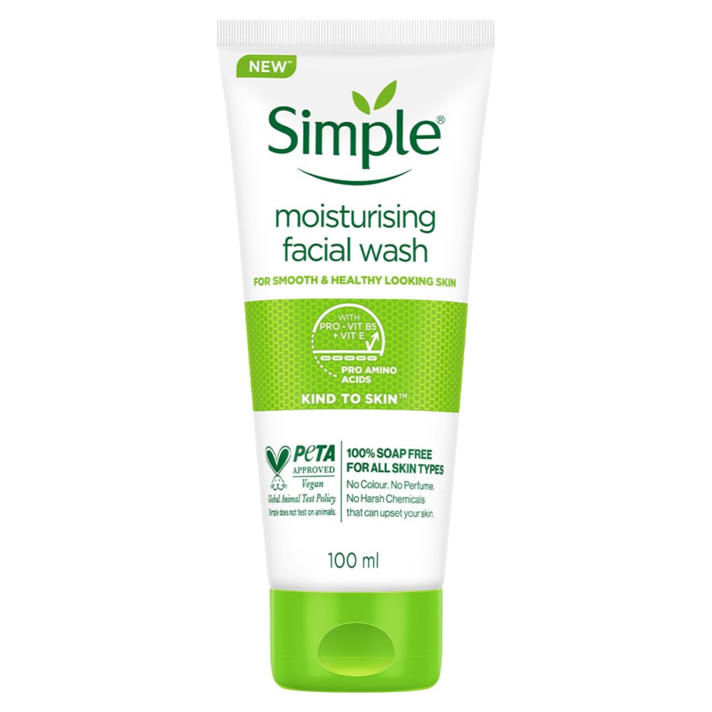 Simple Kind To Skin Moisturising Facial Wash 100 ml